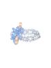 Swingset Lotus Beads Ring (Blue)