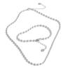 Yhpup Popular Stainless Steel Beads Chain Basic Necklace Bracelet Bangle Set 16K Gold Platinum Color PVD Plated Fashion Jewelry