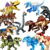 Jurassic Dinosaurier Bausteine Indominus Rex DIY Große Größe Tyrannosaurus Actionfigur Modelle Kinderspielzeug Tiere Geschenke