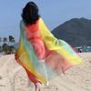 Women's Chiffon Scarf - Lightweight, Printed Sun Protection for Spring, Summer, Fall - Versatile Beach Shawl