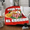 1pc Blanket - Seville Logo Print Design,Lightweight Blanket for Sofa,Bed- Soft &Warm,Gift for All Seasons