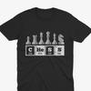 Chess Periodic Table Design, Chess Shirt for Chess Enthusiasts, Cool Chess T-Shirt, Chess Gift, Chess Merch, Gift For Chess Player