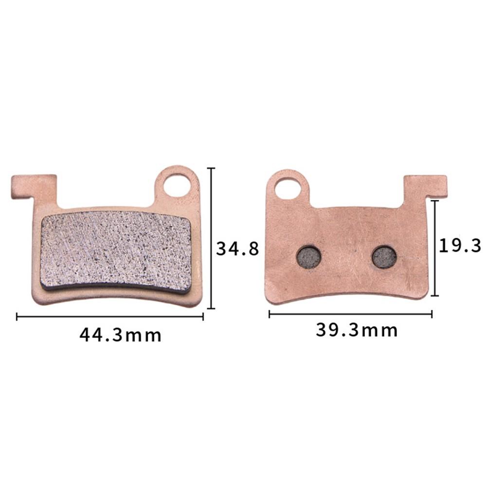 Metal Brake Pads Useful 1 Pair 44.2x34.8MM About 50g/set