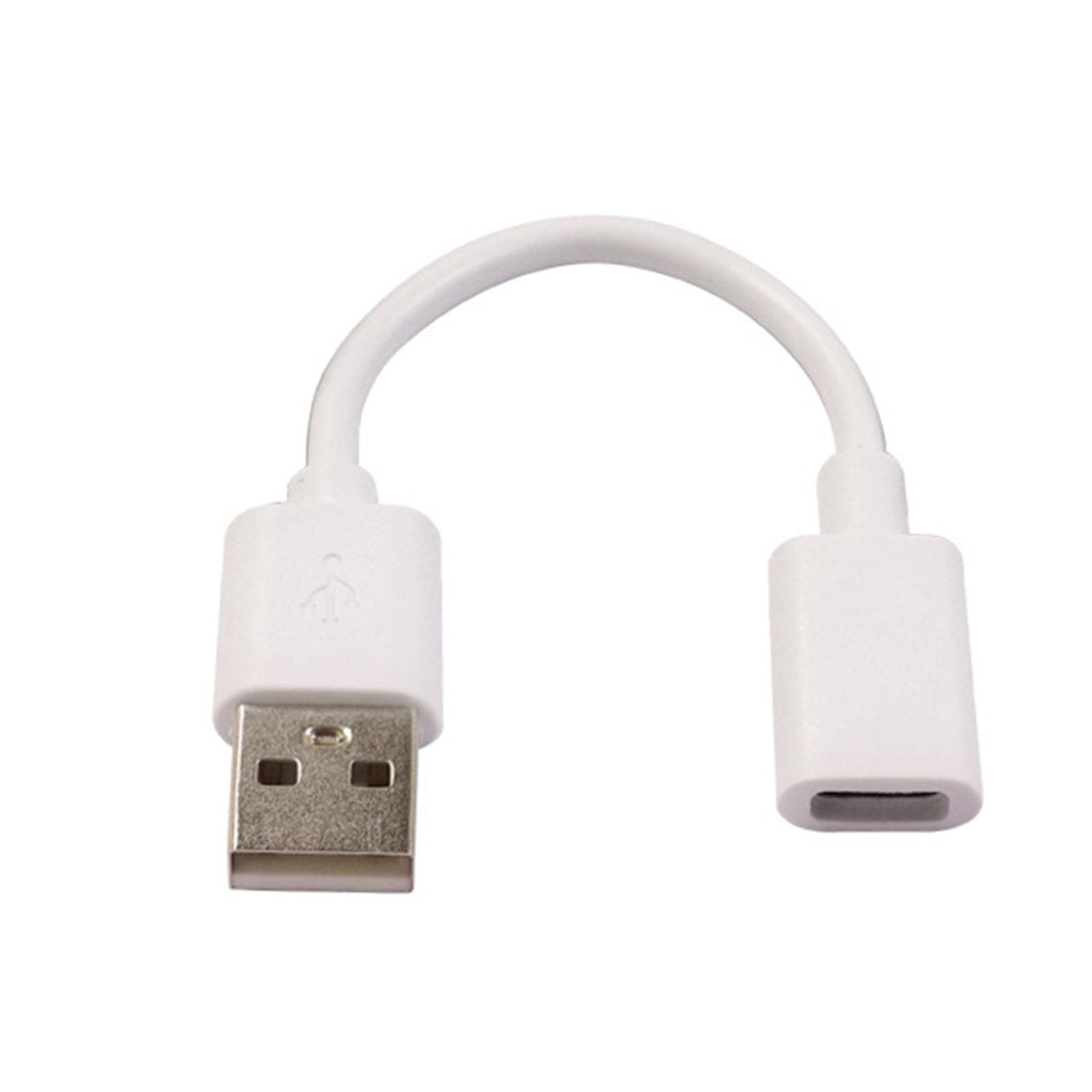 

USB2.0 Male to Type C Female Converter Cable Support Charging and Data Transmission at 480Mbps Lightweight and Durable белый