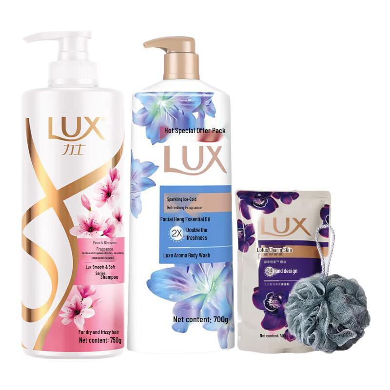 LUX Peach Blossom Shampoo & Shower Gel Bundle