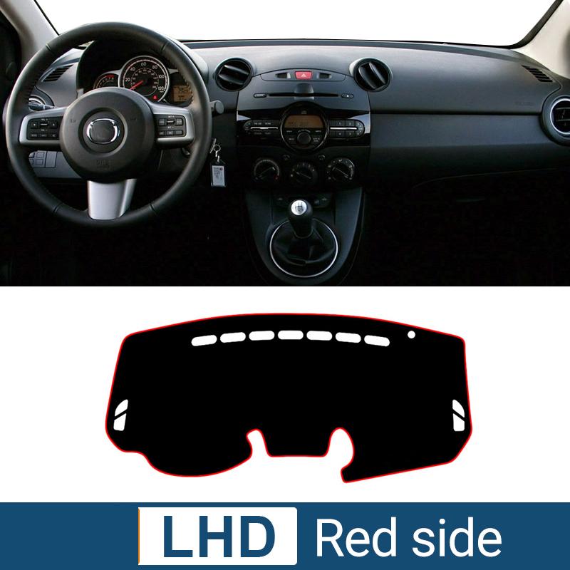 Car Dashboard Cover For Mazda 2 DE Demio 2007 2008 2009 2010 2011 2012 2013 2014 trument Desk Sun Shade Mat Accessories
