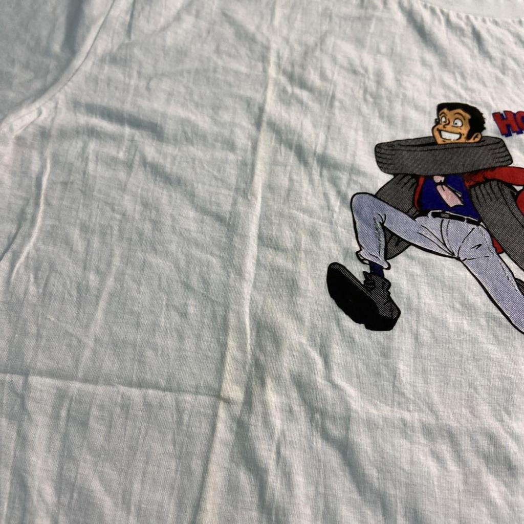 [USED] BRIDGESTONE X Lupin the Third Anime T-shirt, Not for Sale, 90's, Vintage, Size 35