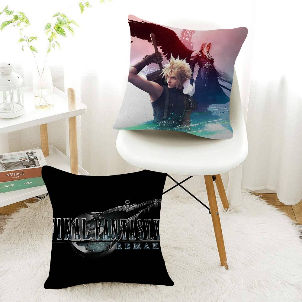 Game F-Final F-Fantasy Cushion Cover Inches Farmhouse Decor Home Throw Pillow Covers For Couch Decorations