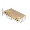 Brass Guitar Bridge Base Brushed Finish Tremolo Drilled Holes