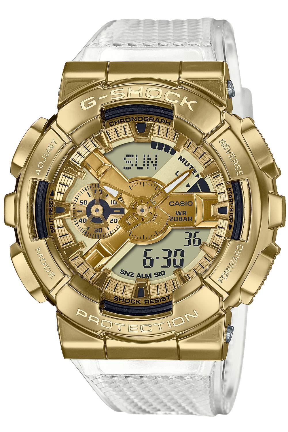 

Мужские часы Casio Metal Clear G-Shock, покрытые, GM-110SG-9AJF,