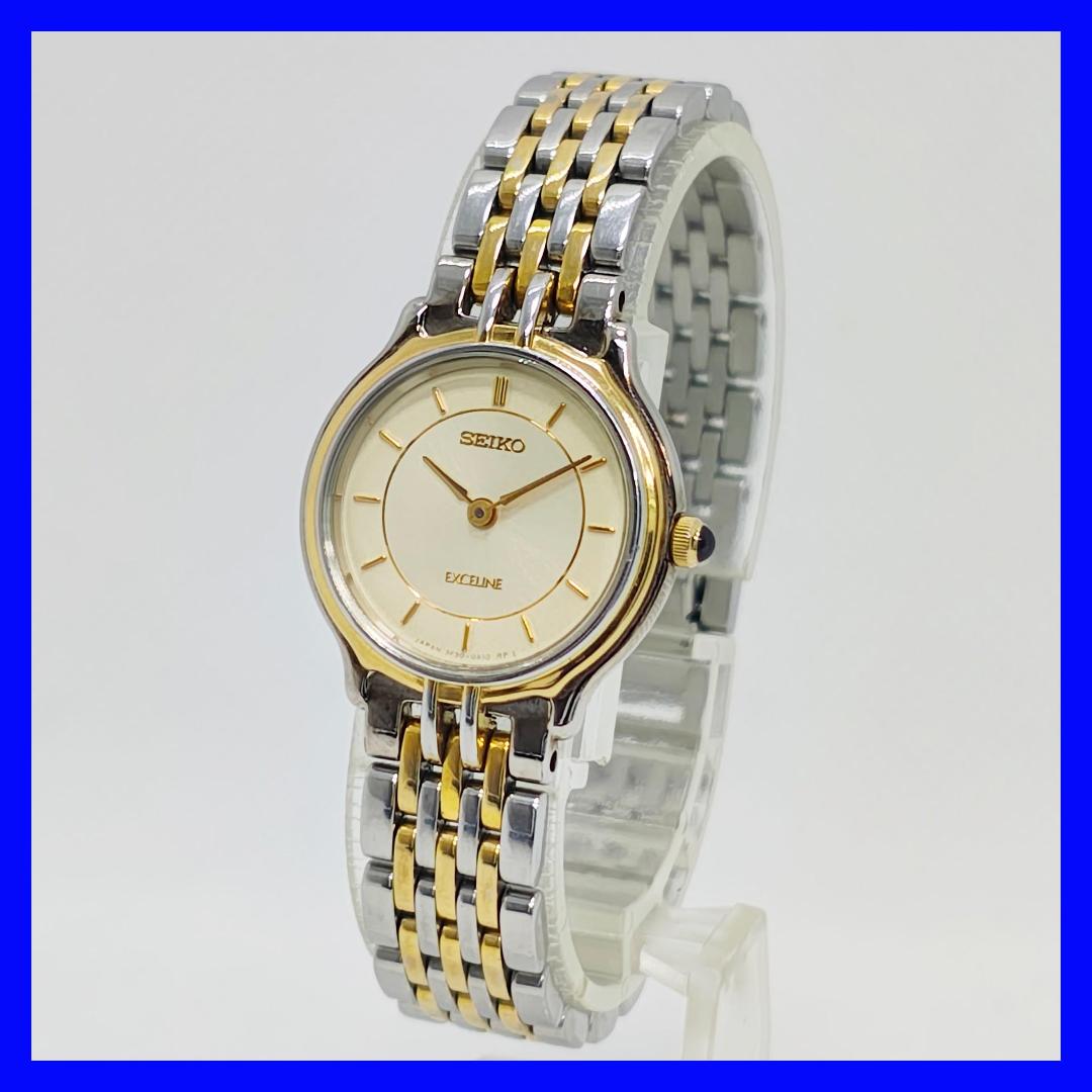 

[USED] 460 Free Shipping Battery Replaced SEIKO EXILINE Watch