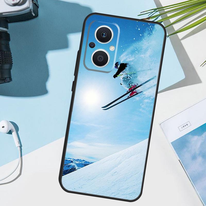 Ski Neige Snowboard Cover For OPPO Reno 7 8 Lite 10 12 13 14 Pro 11 F 12F 13F 14F OPPO Find X8 X5 X6 X9 Pro Case