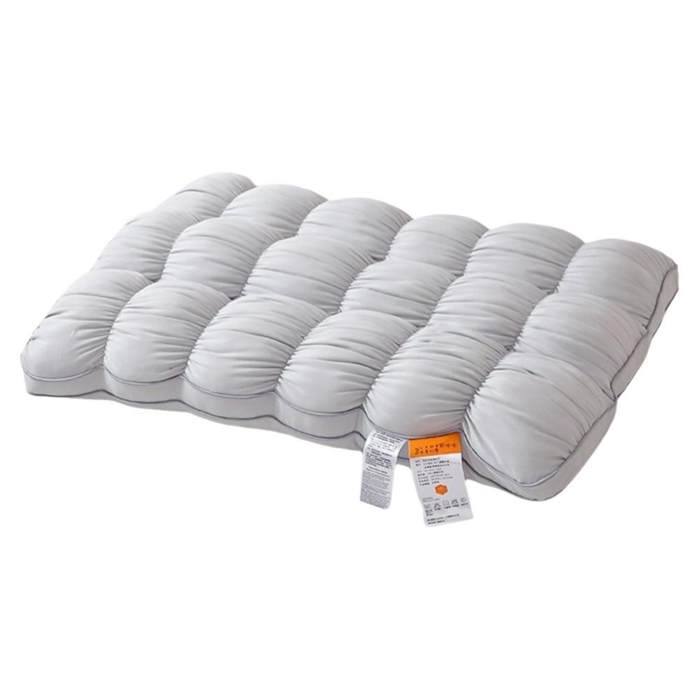 Fluffy Quilted Cooling Pillow Skin-friendly Neck Support Pillow Creative Sleeping Pillow Hotel