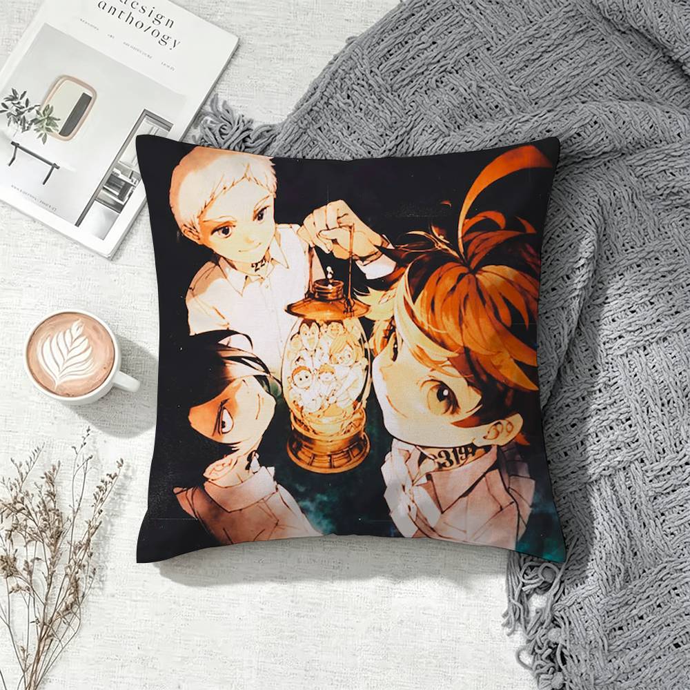 The PromisedS NeverlandS Double-Sided Printed Cushion Cover Bedroom Bedside Sofa Pillow Case