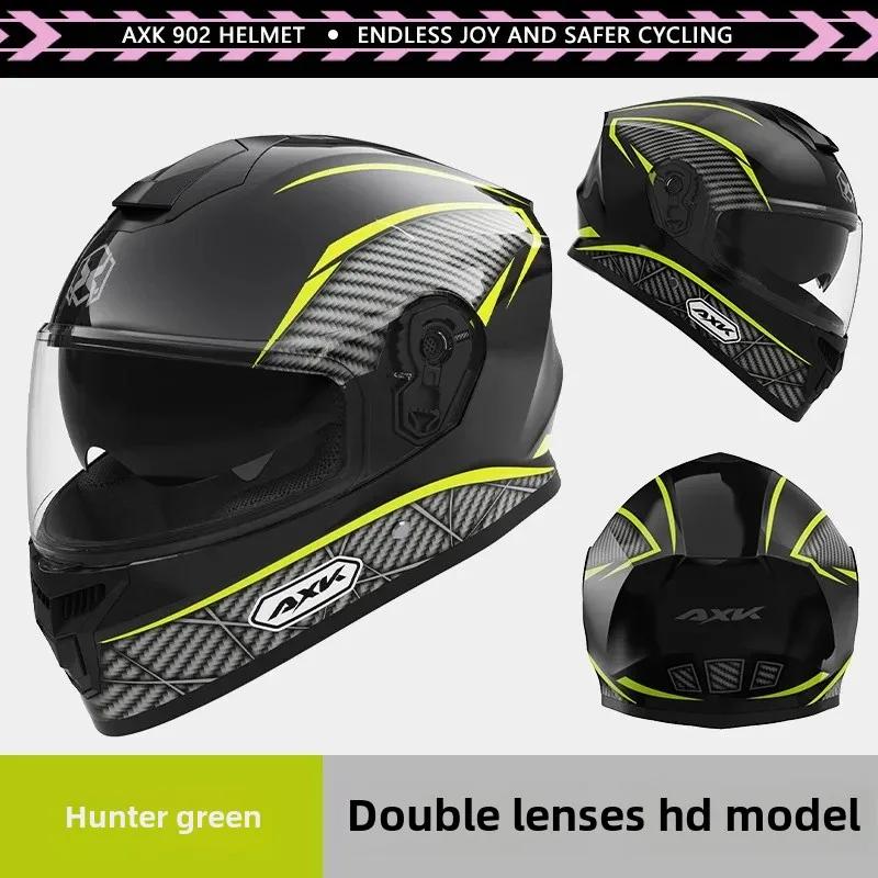 Unisex Motorcycle Helmet Winter Anti-Fog Warm Full Cover Helmet For Men And Women Electric Car Cycle Motorcycle Equipment Access