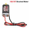 9IMOD 180 Brushed Motor 53T 60T 70T 80T with 11T Pinion Motor Gear For 1/18 RC Crawler Monster Traxxas Climb TRX4M Upgrade Parts