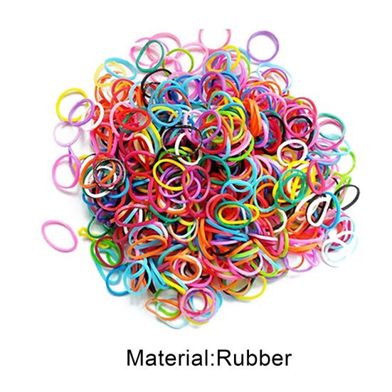 100Pcs Pet Rubber Bands Mixed Color High Elasticity Rubber Stretchable Pet Hair Bows for Cat