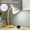 Nordic Wood Iron LED Eye Protection Desk Lamp 3 Colors Nordic Simple Iron Wood Table Lamp for Bedroom Living Room Dining Room