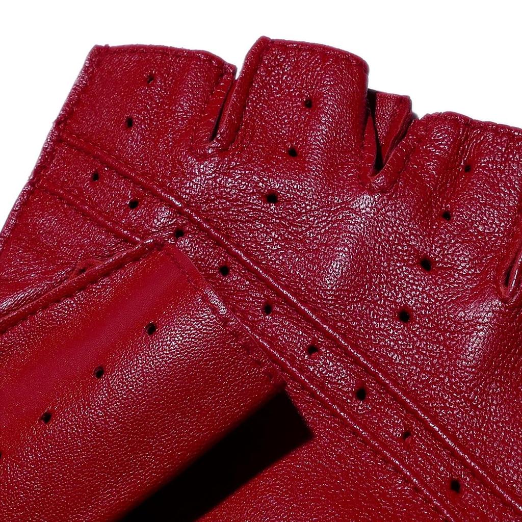 Leather Thimble Driving SNETTERTON Berry S Size [Dents] Gloves, Gloves, Gloves, Men's 5-1009