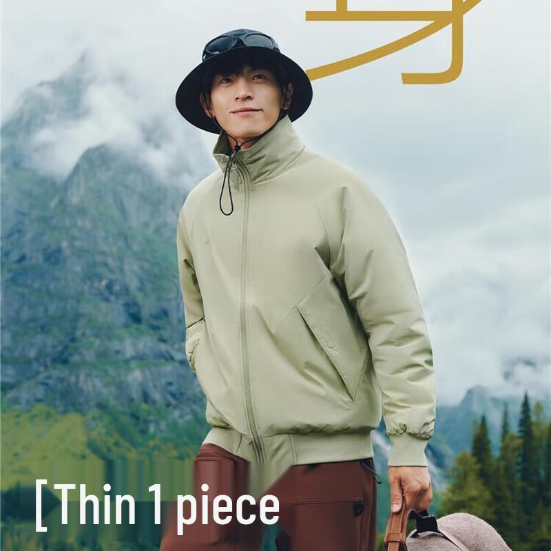 

Beneunder Men s Stand-Collar Padded Jacket M