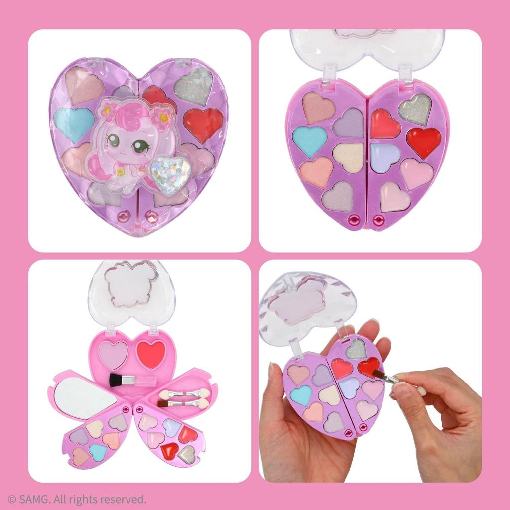 Shobido Secret Tini Pin Sparkly Heart Compact Cosmetics Catch! Kids'