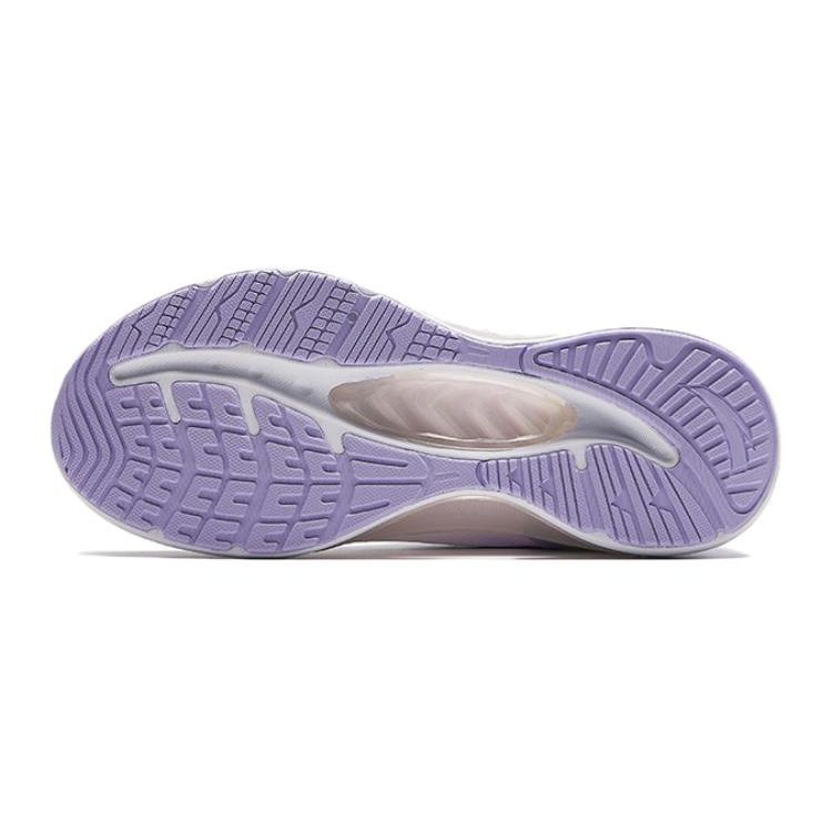 Anta Kids Zhi Yue 2.0 Shock Absorbing Breathable Low Top Running Shoes Kids running shoes White Purple 322425518-1