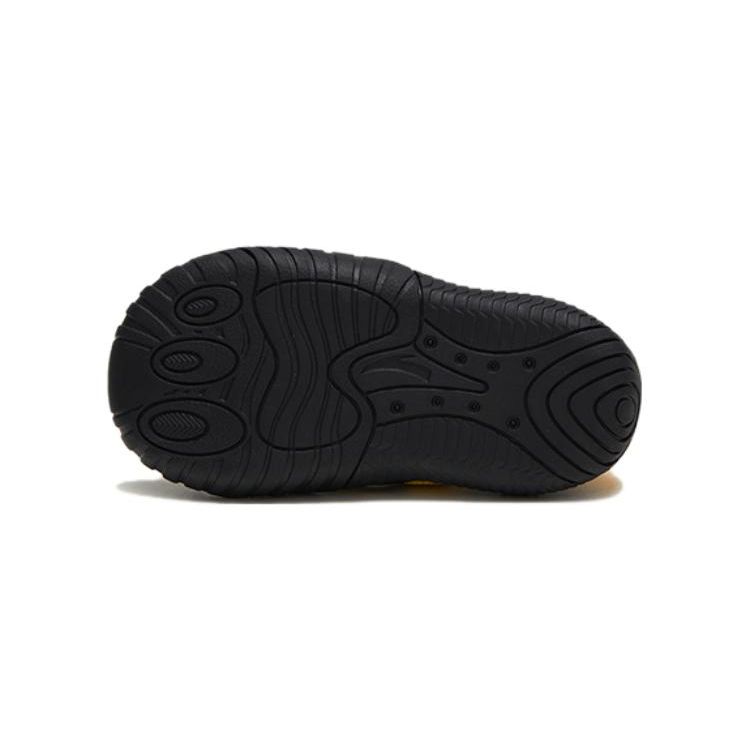 Anta Versatile Trendy Low-Top Sports Sandals Baby Sandals Black Yellow A312320065-4