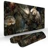 Abstract art parrot pattern Mouse Pad Large Computer Office Game Table Mats Rubber Antislip XXL mouse mat HDP Long Desk Pads