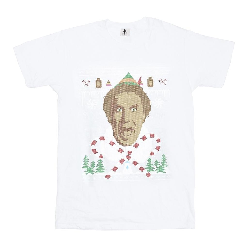 Elf Mens Christmas Fair Isle T-Shirt