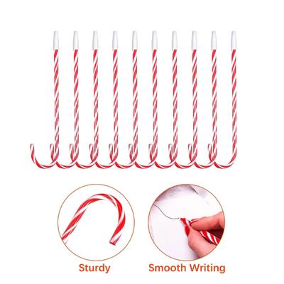 Recyclable Red White Candy Canes Christmas Tree Party Decorations Paper Craft J0MC