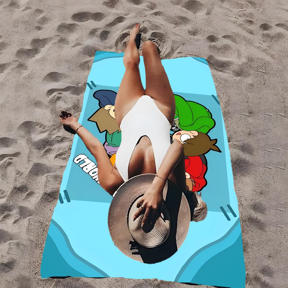 E-Eddsworld Handtuch Mikrofaser Strandtuch, Schnelltrocknend, Sandfrei, Ultrafeine Faser, Super Weich.