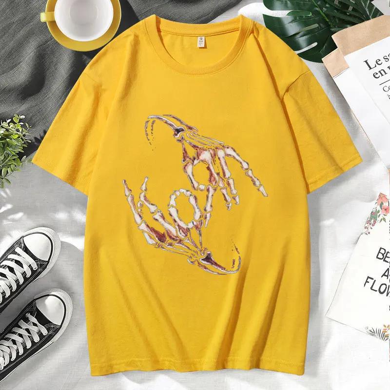 Rock Band Korn Tour T Shirt Men Women Summer Fashion Casual Loose Short Sleeve Tees Vintage Gothic T-Shirt Y2k Streetwear Tops