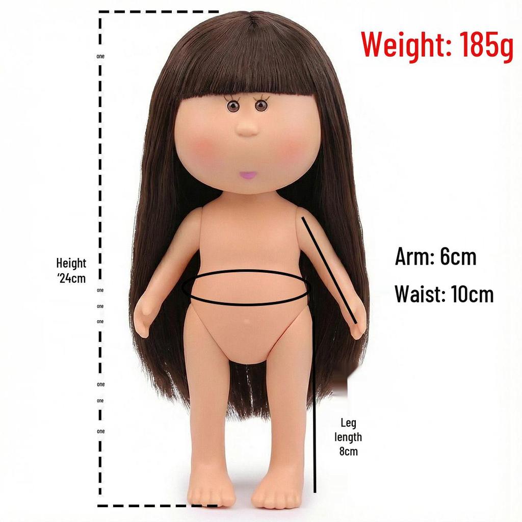 24CM Mia Potato Doll Nude Set - Handmade DIY Girl Walter V Body
