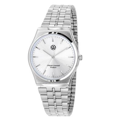 [Volkswagen Watch] Volkswagen Watch Simple Round Retro Sunray Silver