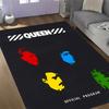 Queen Rock Band In Black Leather Themed Anti-Slip Rugs - Polyester Home Decor, Suitable for Bedrooms, Living Rooms, Doorways, Studios, and Decorations