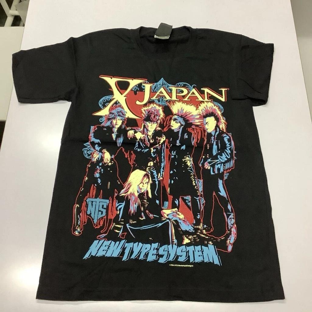 T-Shirt X JAPAN M Media Nera Yoshiki Hide Visual Kei Rock Giappone