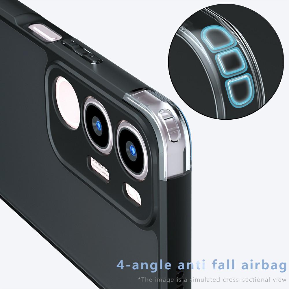 For Vivo Y29 5G/Y19s 4G Case Drop Proof TPU+PC Matte Back Phone Cover