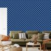 Heart Wallpaper Blue, Light Gray and Azure 50x1000