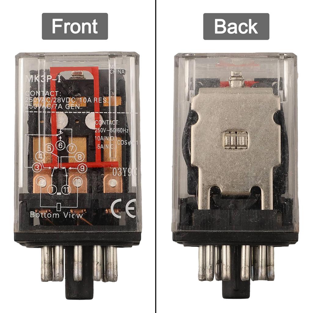 10A 250VAC Relay 11 Pin Relay Automatic Control High Temperature Resistance Remote Control For Automatic Control