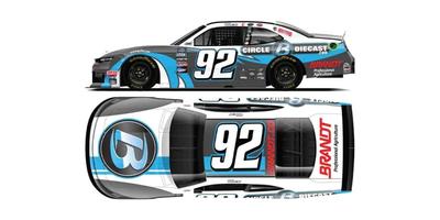 Kyosho Lionel Racing CIRCLE DIECAST 2024 Chevrolet Camaro ZL1 Josh Bilicki Darlington Throwback Finished Model LR309202 1/64 #92