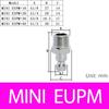 EU All-Copper Nickel-Plated Miniature European Self-Locking Mini Connector Pneumatic Fast Medical Equipment Notebook Machinery