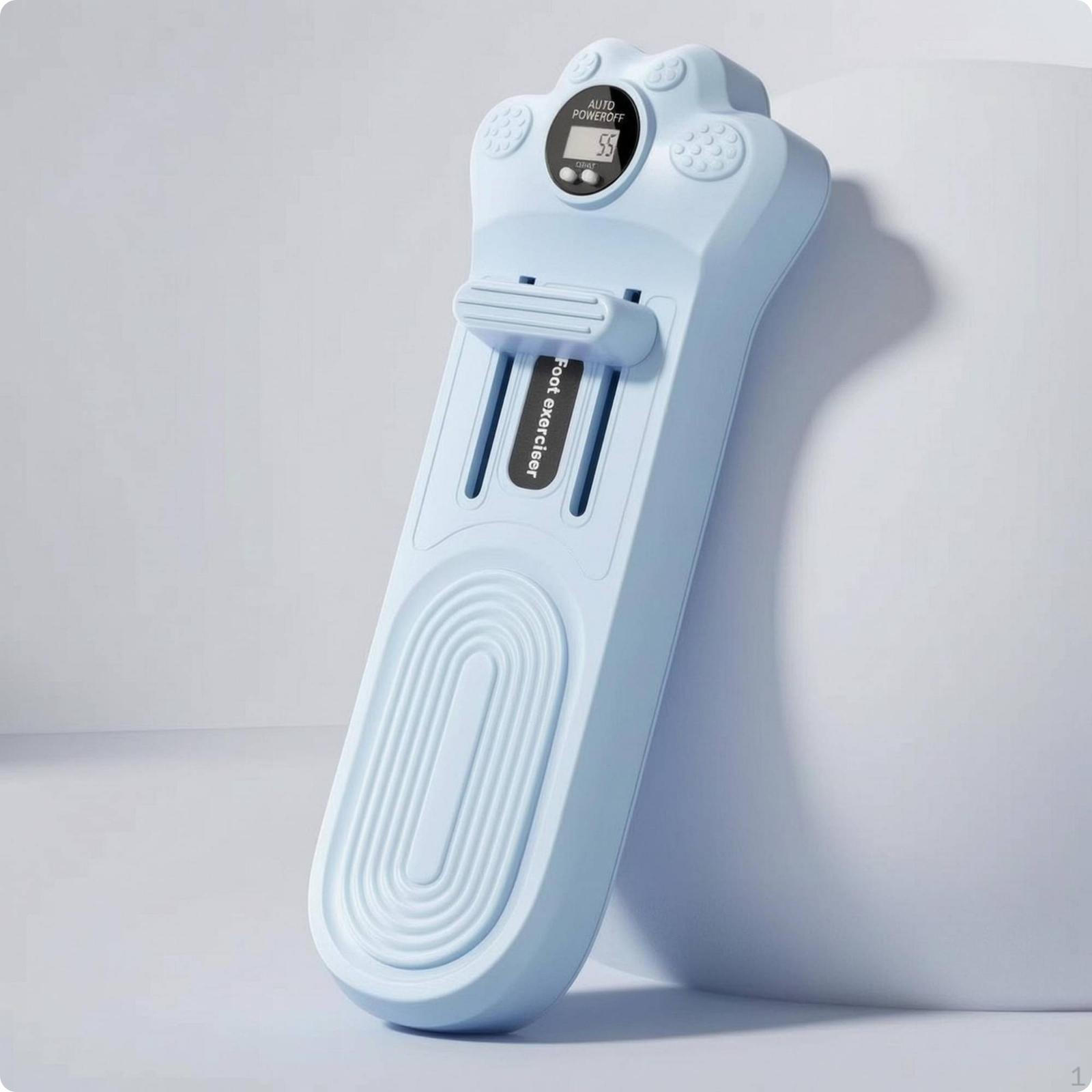 Handheld Foot Exerciser Sliding Crossbar Toe Training Device Molded Digital Counting Ankle