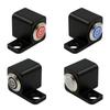 12V Motorcycle Switch 10mm Mirror Mount Motorbike Headlight Hazard Brake Fog Lights Manual-return Switch Waterproof CNC