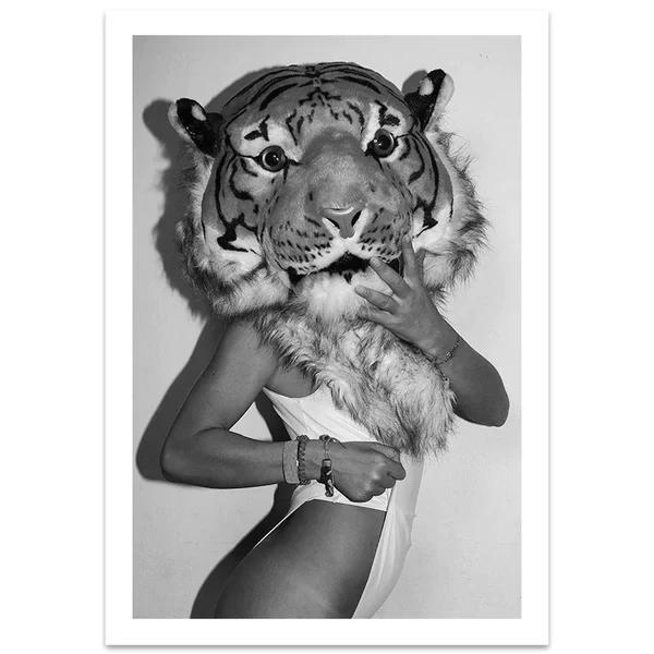 Sexy Women Posters Bad Girl Black and White Print Canvas Paintings Wall Art For Modern Pop Room Home Decoration Pictures Mural