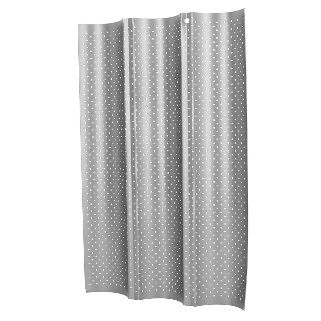 Nepřilnavý MultiGrooves Waves Francouzský chléb Forma na pečení bagety Plech na pečení Forma Kuchyňský nástroj