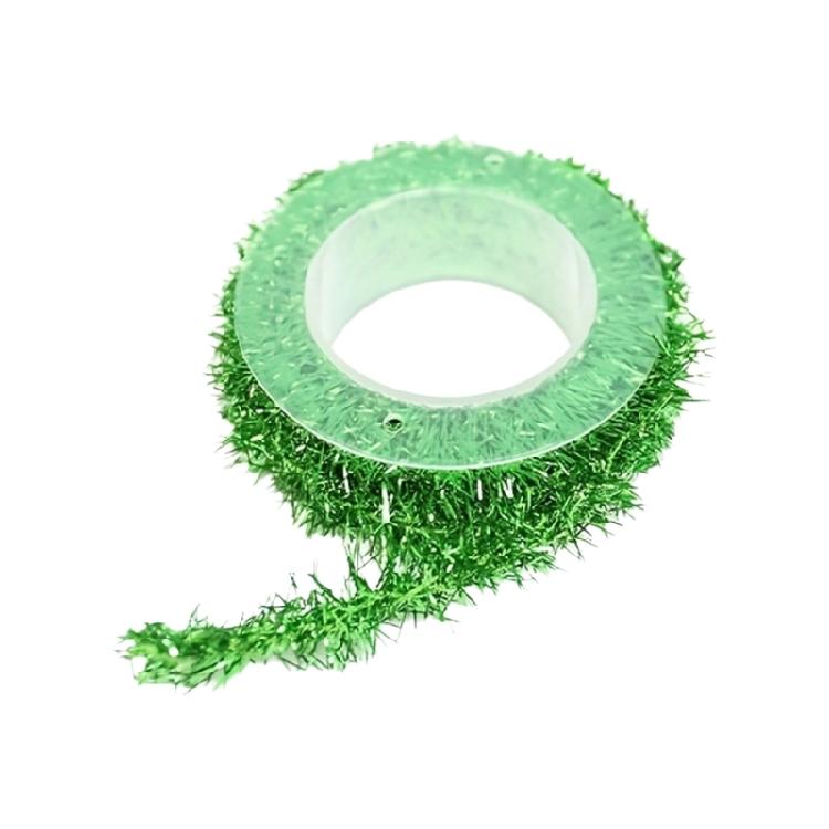 Wire Garlands Tinsel Ribbon Colorful Ribbon for DIYs Craft Bows Gift Wrapping