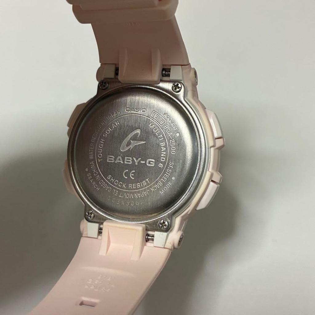 Used CASIO BABY-G Pink Watch BGA-2500-4AJF