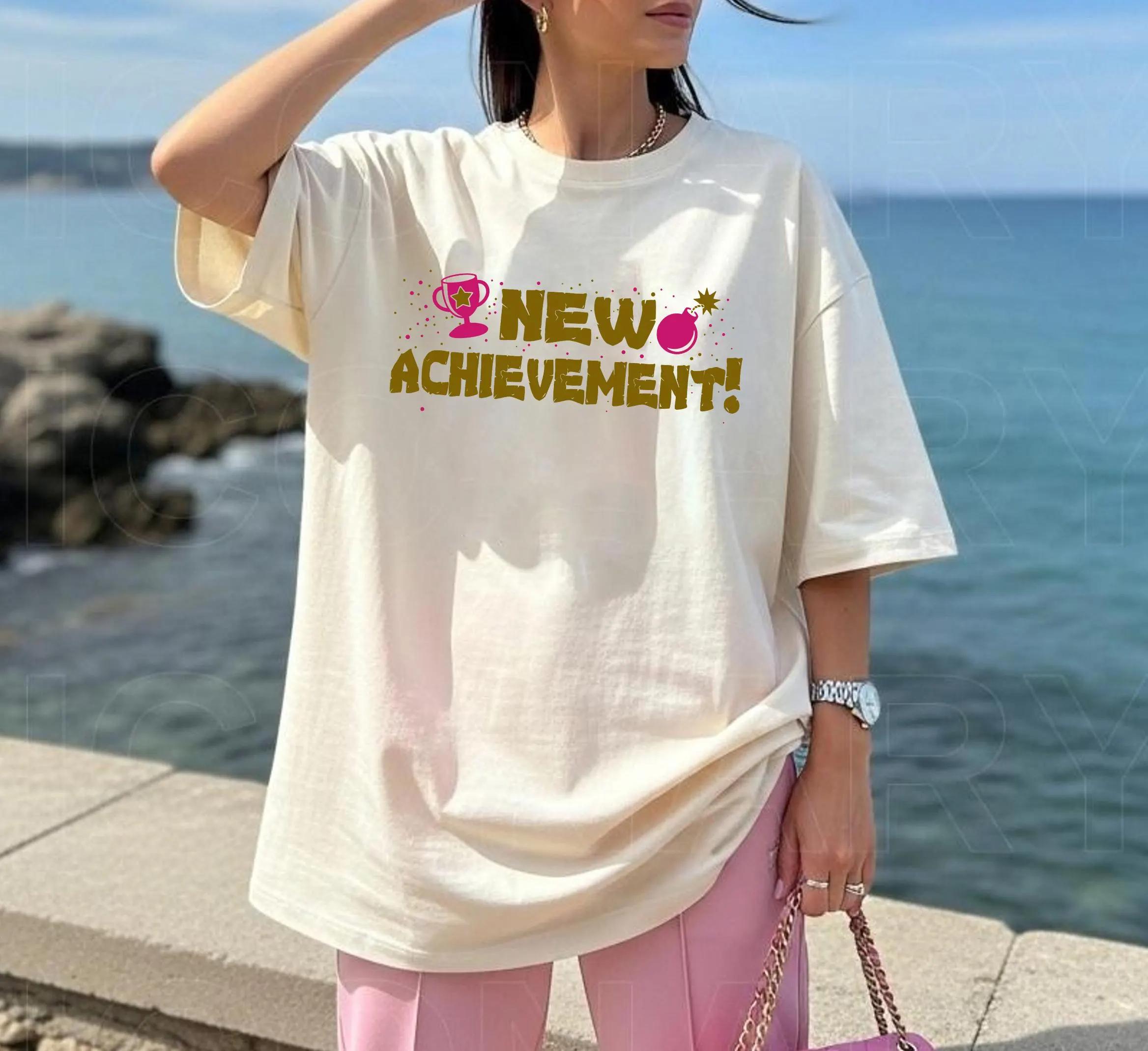 Brand New AchieveUnisext Tshirt Dungeon Explorer Carl Tshirt Scifi Game Player Gift Suitable for Both Unisex and Women S