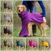 Cold-proof Dog Coat Jacket Warm Pet Sleepwear Coat Greyhound Costumes Dog Jacket Vest  Winter