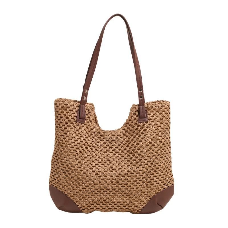 Popular Women's Bag Large-capacity Underarm Single-shoulder Bag Beach Vacation Handbag